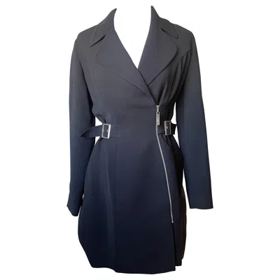 Pre-owned Mugler Thierry  Long Jacket In Black