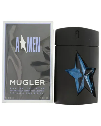 Mugler Thierry  Men's 3.4oz Angel Men Edt Spray In Transparent