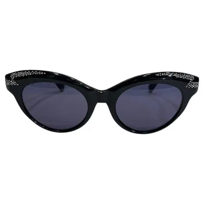 Pre-owned Mugler Thierry  - Tm 423 - Lunettes Vintage Des Années 90 In Black