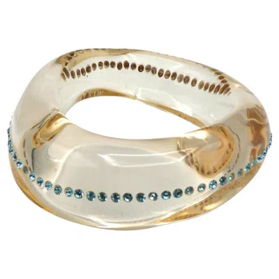 Pre-owned Mugler Thierry  Vintage Jewelled Resin Bracelet In Multi