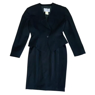 Pre-owned Mugler Thierry  Vintage Suit In Black