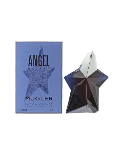 Mugler Thierry  Women's 3.4oz Angel Elixir Eau De Parfum In Transparent