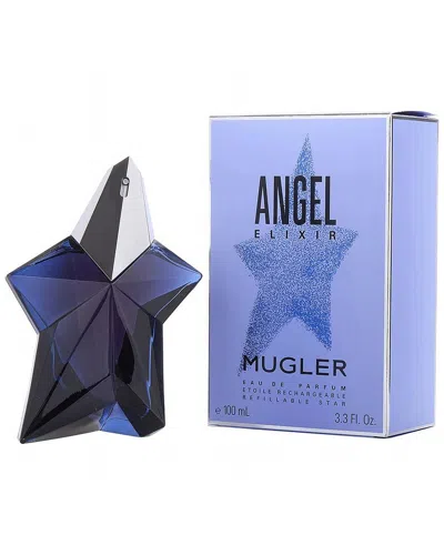 Mugler Thierry  Women's 3.4oz Angel Elixir Eau De Parfum In Transparent