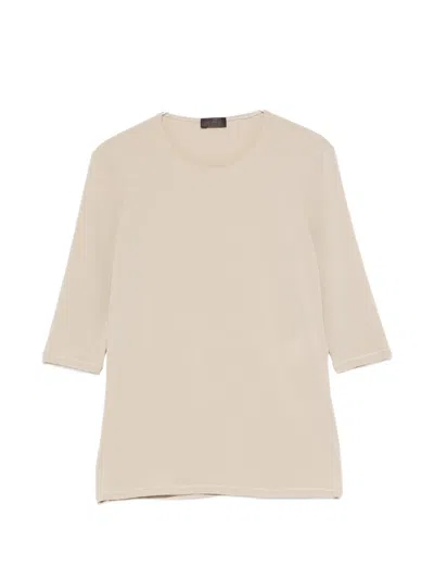 Mugler Three-quarter-sleeve T-shirt In Multi