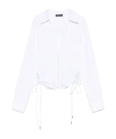 MUGLER TIE-DYE DETAIL SHIRT