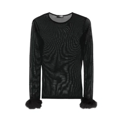 Pre-owned Mugler Top 'black' | Women's Size 36