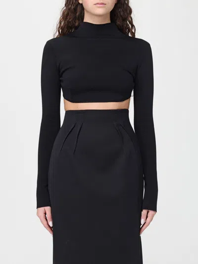 Mugler Top Woman  In Black