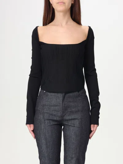 MUGLER TOP MUGLER WOMAN COLOR BLACK,G60063002