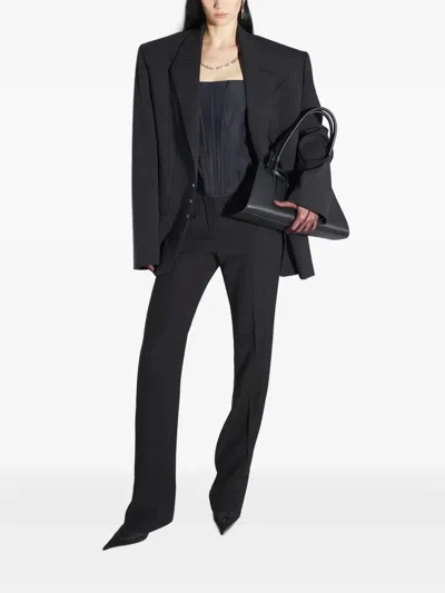 Mugler Top Woman In Black