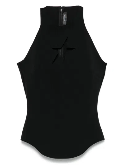 Mugler Topwear In Black