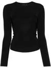 Mugler Top In Black