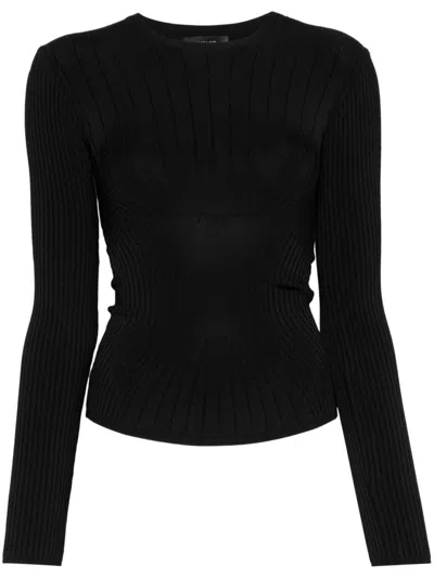 Mugler Topwear In Black