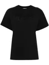 Mugler Short Sleeved T-shirt In Black