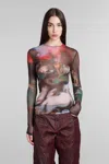 MUGLER TOPWEAR IN MULTICOLOR POLYAMIDE