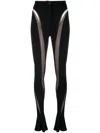 Mugler Illusion Legging In Black