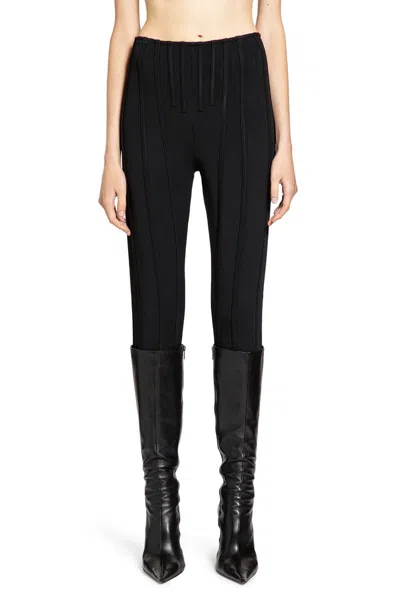 Mugler Trousers In Black