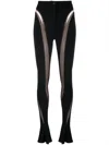 Mugler Illusion Legging In Black