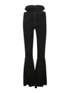 MUGLER TROUSERS WITH CUT OUT