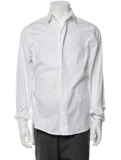Pre-owned Mugler Vintage 1970's Dress Shirt In White