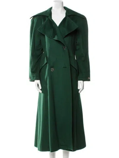 Pre-owned Mugler Vintage 1980's Coat In Green