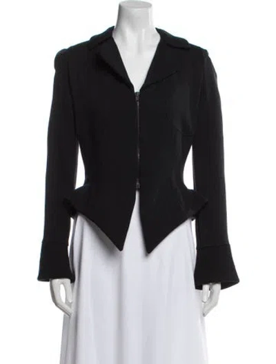 Pre-owned Mugler Vintage 1980's Evening Jacket In Black