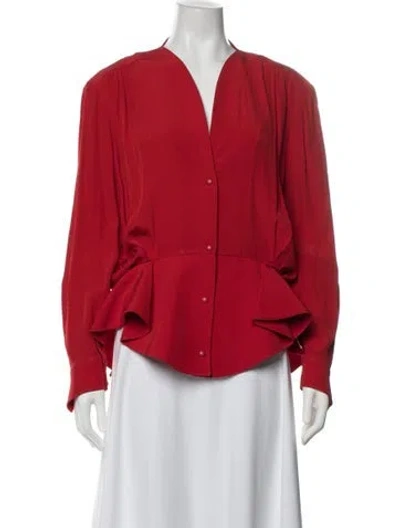 Pre-owned Mugler Vintage 1980's Jacket In Red