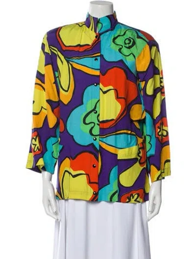 Pre-owned Mugler Vintage 1985 Jacket In Multi