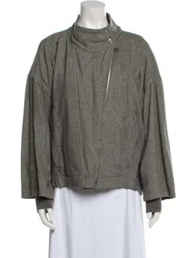 Pre-owned Mugler Vintage 1986 Cape In Gray