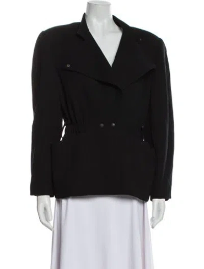 Pre-owned Mugler Vintage 1986 Jacket In Black