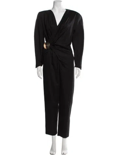 Pre-owned Mugler Vintage 1986 Jumpsuit In Black