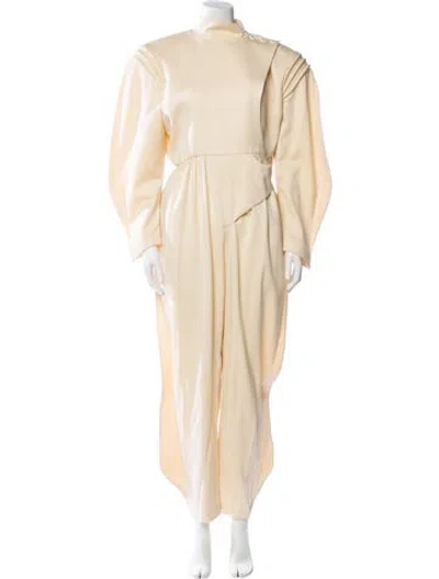 Pre-owned Mugler Vintage 1986 Jumpsuit In Neutral