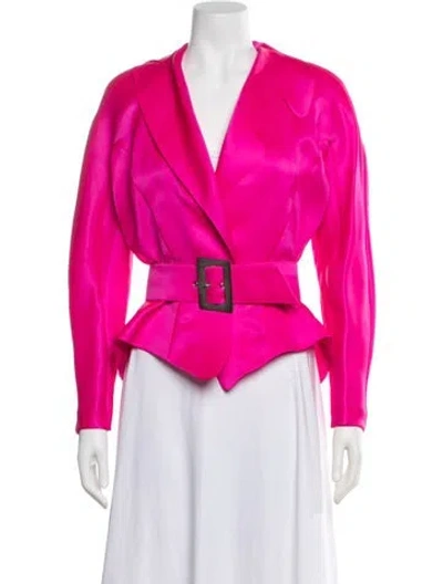 Pre-owned Mugler Vintage 1988 Blazer In Pink