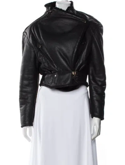Pre-owned Mugler Vintage 1989 Biker Jacket In Black