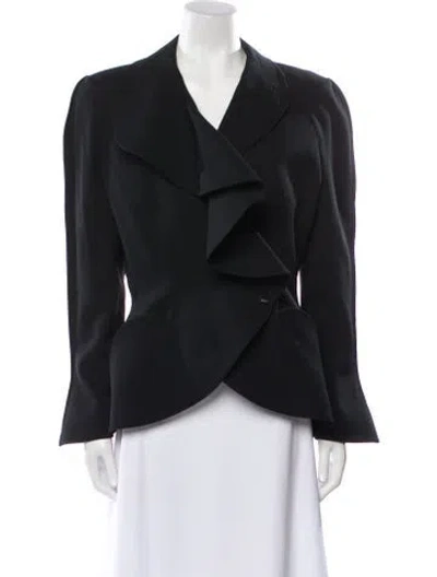 Pre-owned Mugler Vintage 1989 Blazer In Black