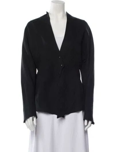 Pre-owned Mugler Vintage 1989 Jacket In Black
