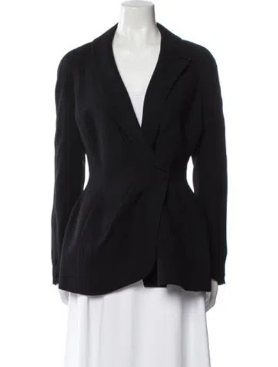 Pre-owned Mugler Vintage 1990's Blazer In Black