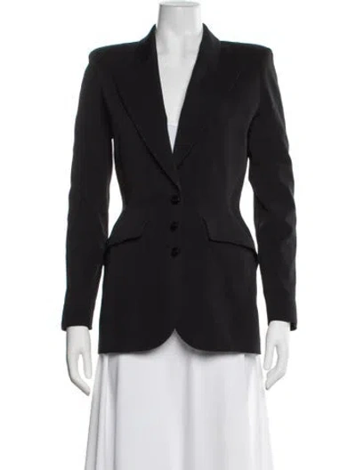 Pre-owned Mugler Vintage 1990's Blazer In Black