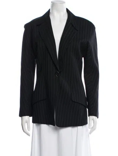 Pre-owned Mugler Vintage 1990's Blazer In Black