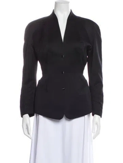 Pre-owned Mugler Vintage 1990's Blazer In Black