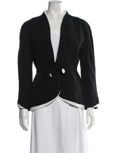 Pre-owned Mugler Vintage 1990's Blazer In Black