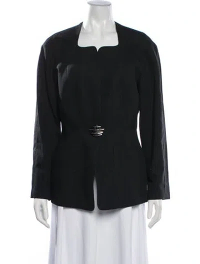 Pre-owned Mugler Vintage 1990's Blazer In Black