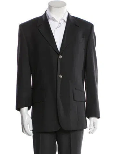 Pre-owned Mugler Vintage 1990's Blazer In Gray