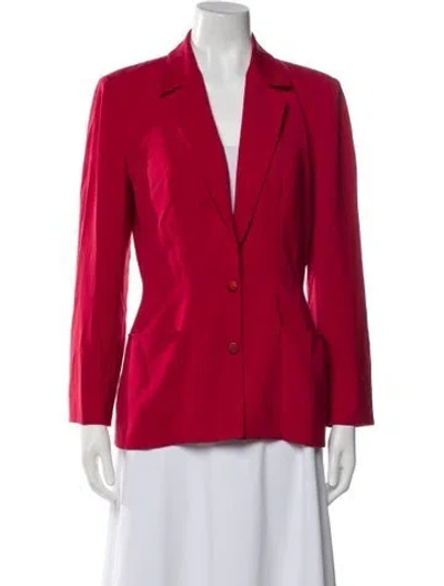 Pre-owned Mugler Vintage 1990's Blazer In Red