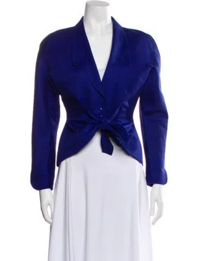 Pre-owned Mugler Vintage 1990 Evening Jacket In Purple