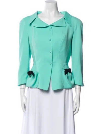 Pre-owned Mugler Vintage 1990's Jacket In Blue