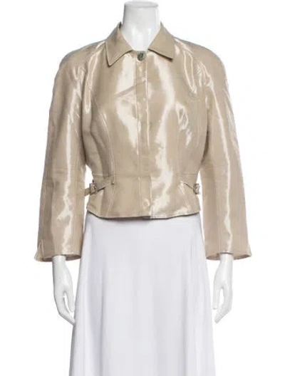 Pre-owned Mugler Vintage 1990's Jacket In Neutrals