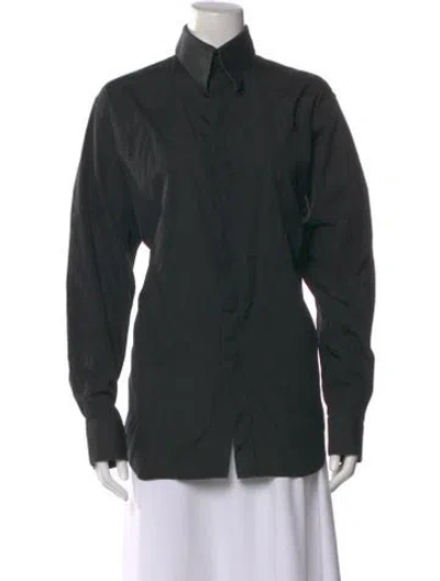 Pre-owned Mugler Vintage 1990's Shirt In Black