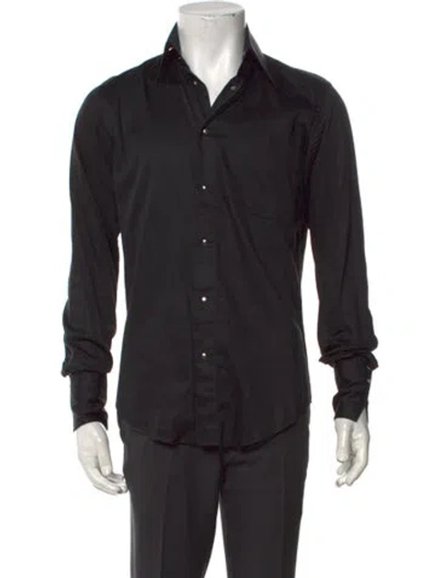 Pre-owned Mugler Vintage 1990's Shirt In Black