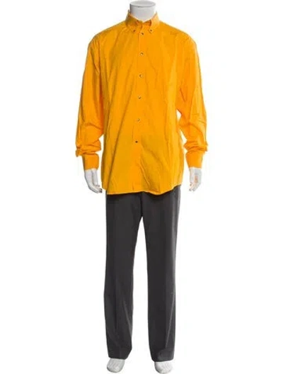 Pre-owned Mugler Vintage 1990's Shirt In Orange