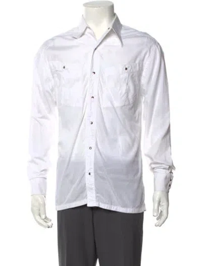 Pre-owned Mugler Vintage 1990's Shirt In White